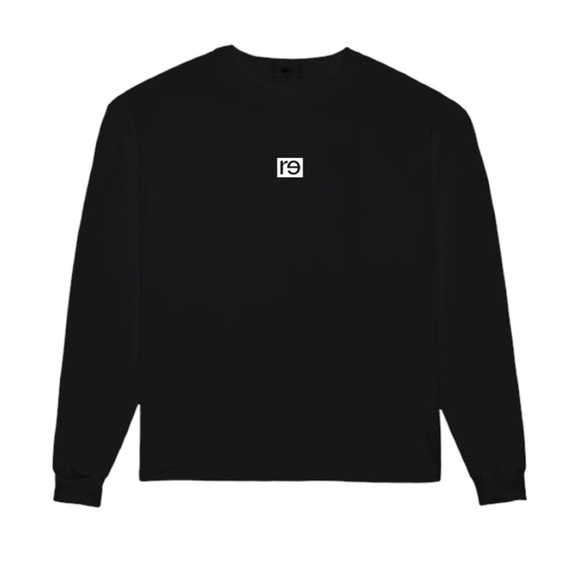 Re-Inc Boldly Long Sleeve Black and White Unisex Medium T-ShirtStreetwear Skate - Picture 4 of 12